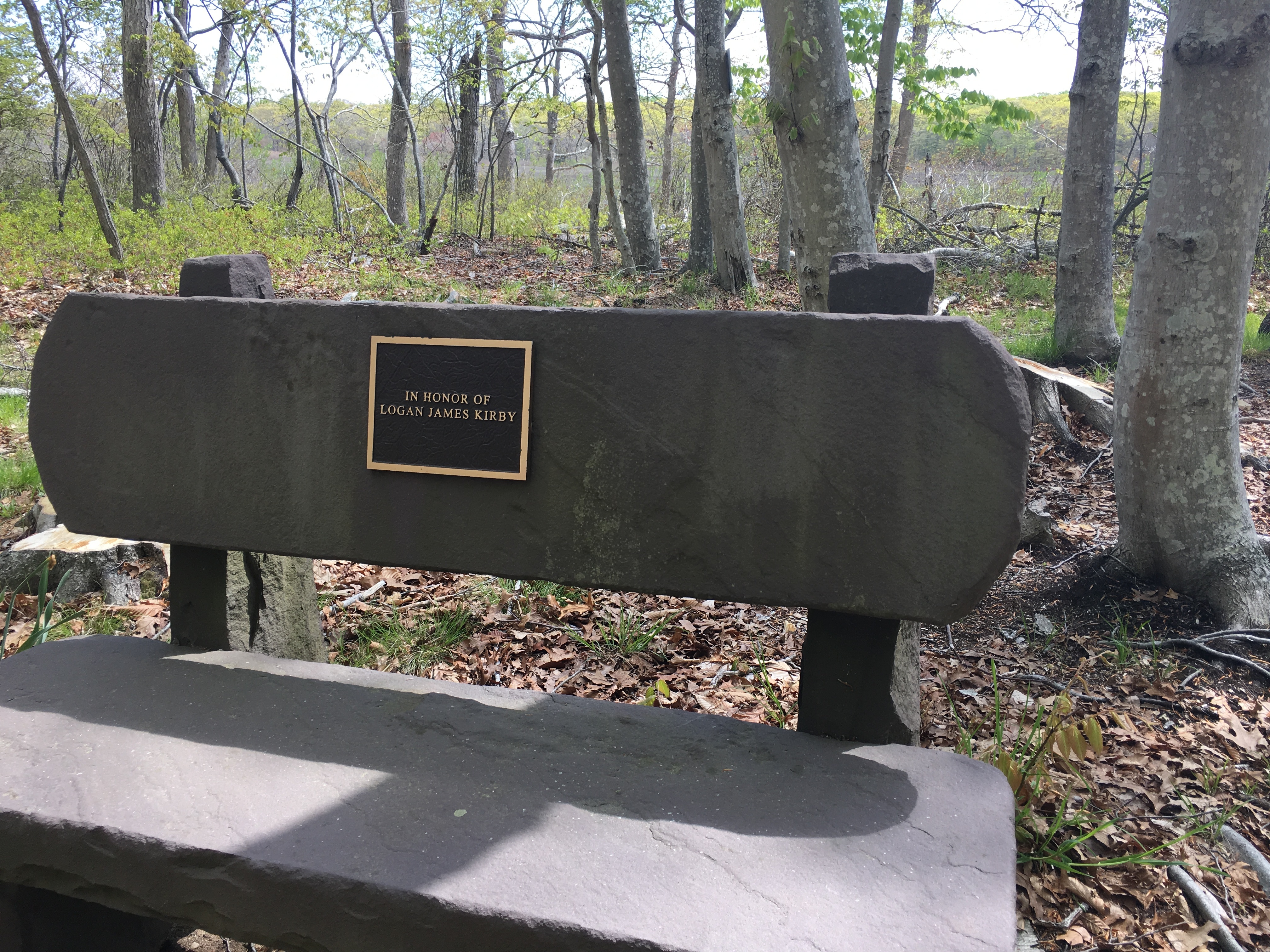 Logan James Kirby Memorial Bench