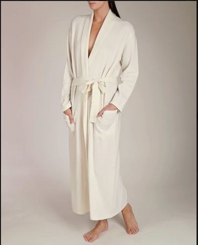 Cashmere shawl robe