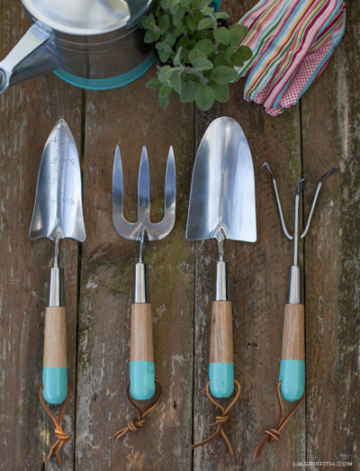 Garden Tools Painted Handles