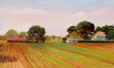 Susan Dalessio painting of Babinski Farm 