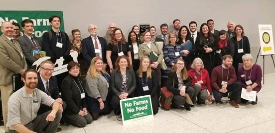 Peconic Land Trust staff joined with colleagues from across the state during the American Farmland Trust Lobby Education Day